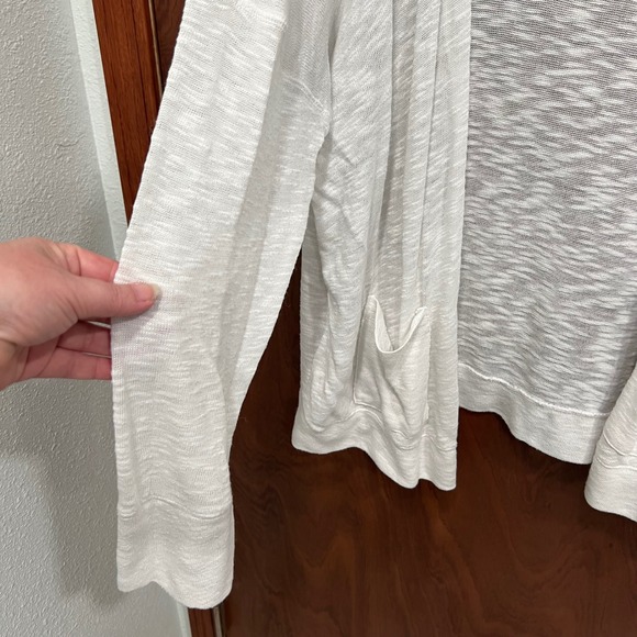 Old Navy Knit Cardigan Open Front Lightweight Sweater Duster White XXL - Picture 3 of 9